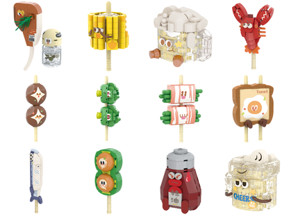 Zoin Mini Barbecue Blind Box Building Toy Set