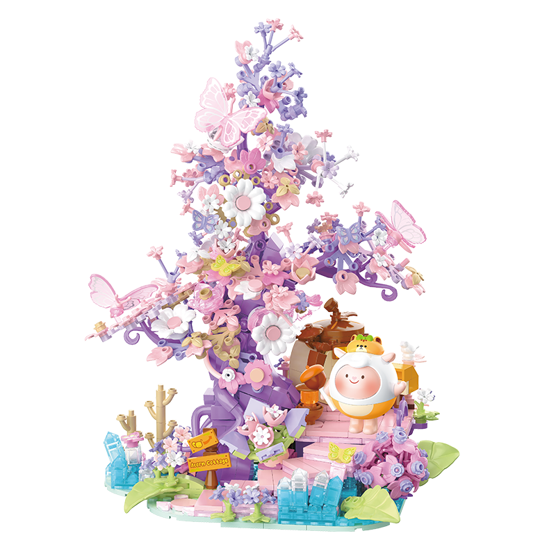 Zoin Squirrel Garden Building Block Set - GT105-白底.png