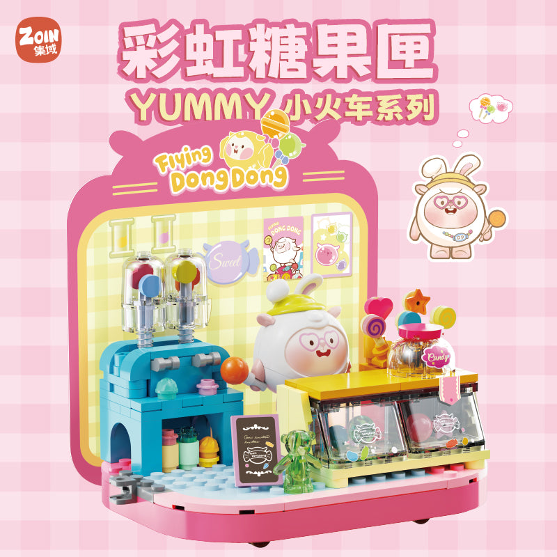 Zoin Rainbow Candy Box Mini Train Building Block Set - GT113-3.jpg