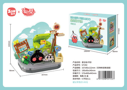 Zoin Trash Bin Hide-And-Seek Building Set