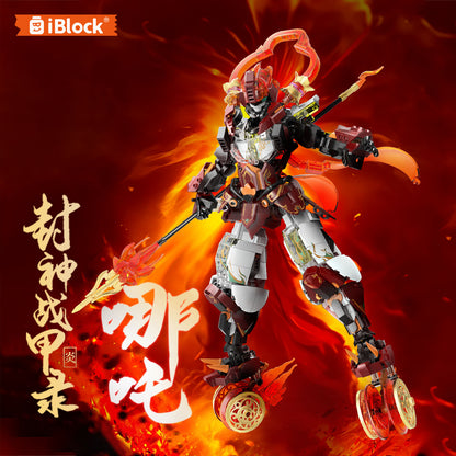 iBlock Mythic Fire Warrior Mecha Model Kit - IB1061__IB1061-1.jpg
