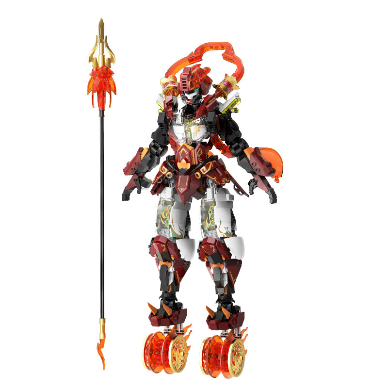 iBlock Mythic Fire Warrior Mecha Model Kit SKU image - IB1061__IB1061-白底.jpg