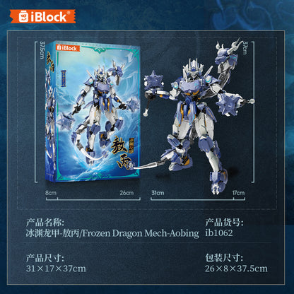 iBlock Mythic Ice Dragon Mecha Model Kit - IB1062__IB1062-5.jpg