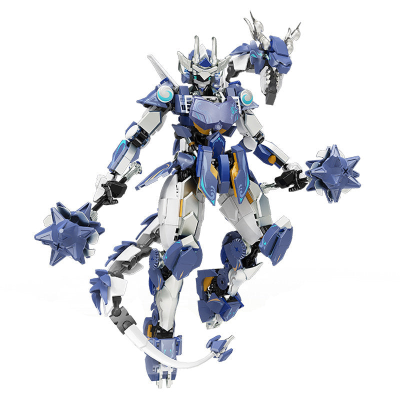 iBlock Mythic Ice Dragon Mecha Model Kit - IB1062__IB1062-白底-brick4.jpg