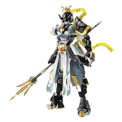 iBlock Mythic Third-Eye Warrior Mecha Model Kit SKU image - IB1064__IB1064-白底-brick4.png