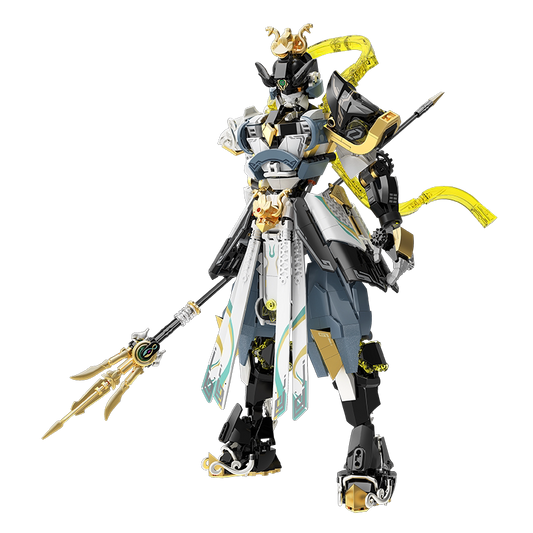 iBlock Mythic Third-Eye Warrior Mecha Model Kit - IB1064__IB1064-白底-brick4.png