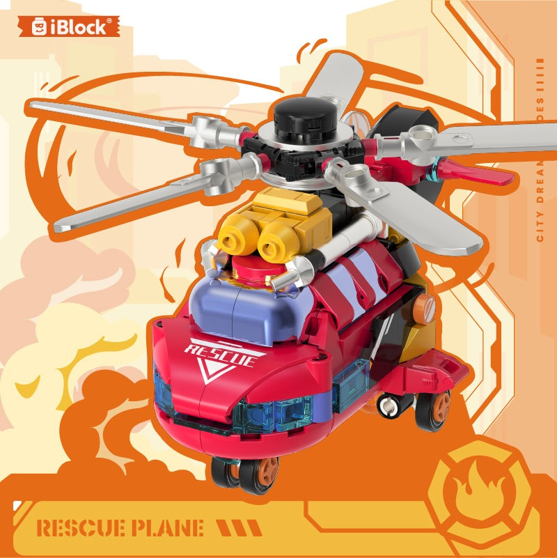 iBlock Rescue Team 4-Model Kit - IB1101-1-IB1101-4__main-07.jpg