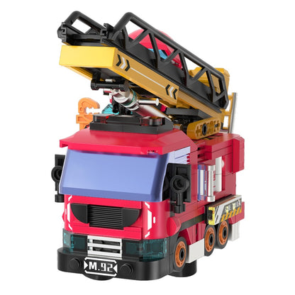 iBlock Rescue Team 4-Model Kit SKU image - IB1101-2__IB1101-2-fire-truck-sku.jpg