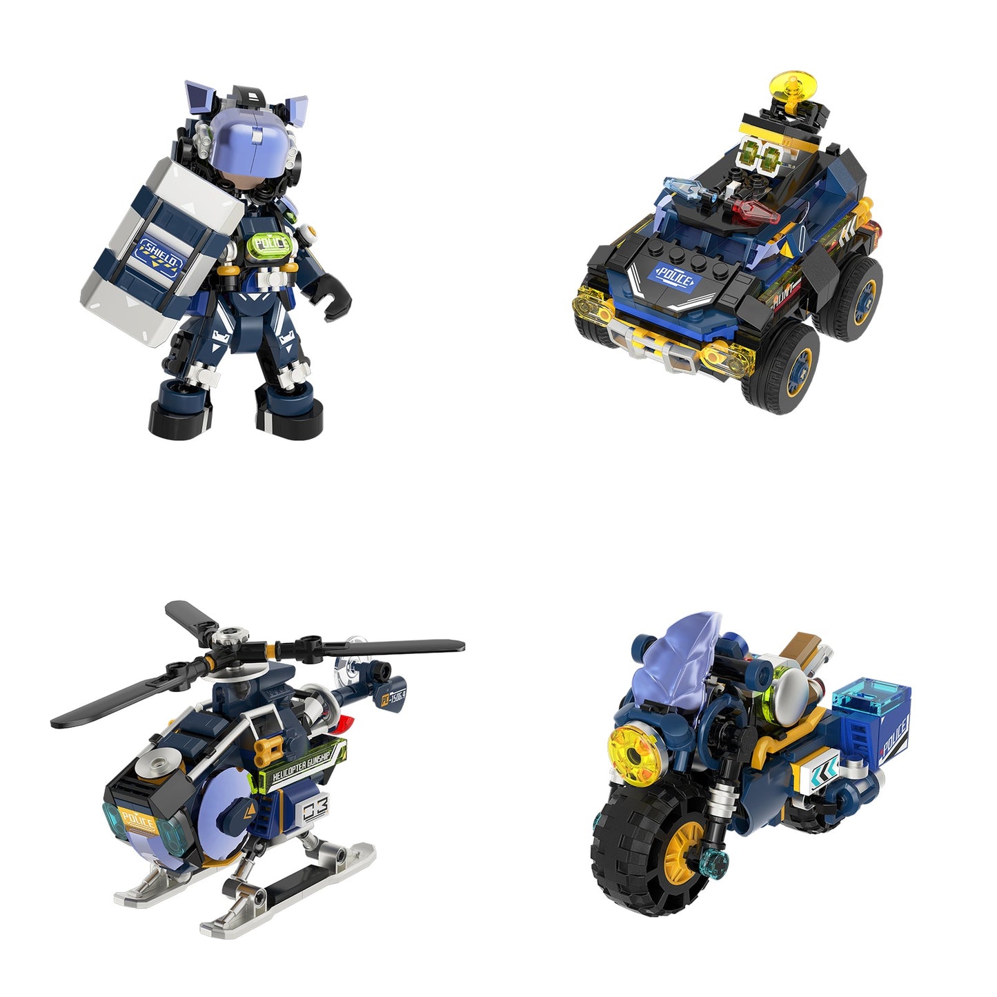 iBlock Rapid Response Team 4-Model Kit - IB1102-1-IB1102-4__combined-white-4-model.jpg