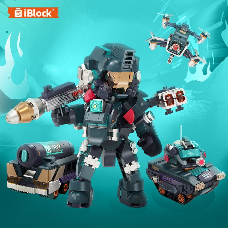 iBlock Special Operations Team 4-Model Kit - IB1103-1-IB1103-4__main-01.jpg