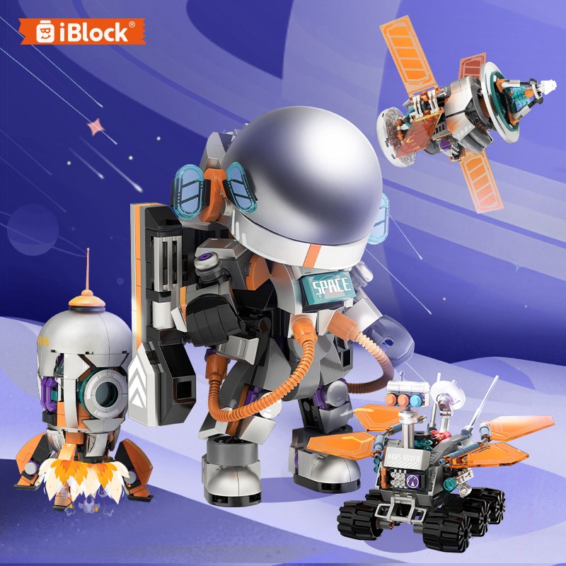 iBlock Space Exploration Team 4-Model Kit - IB1106-IB1109__main-01.jpg