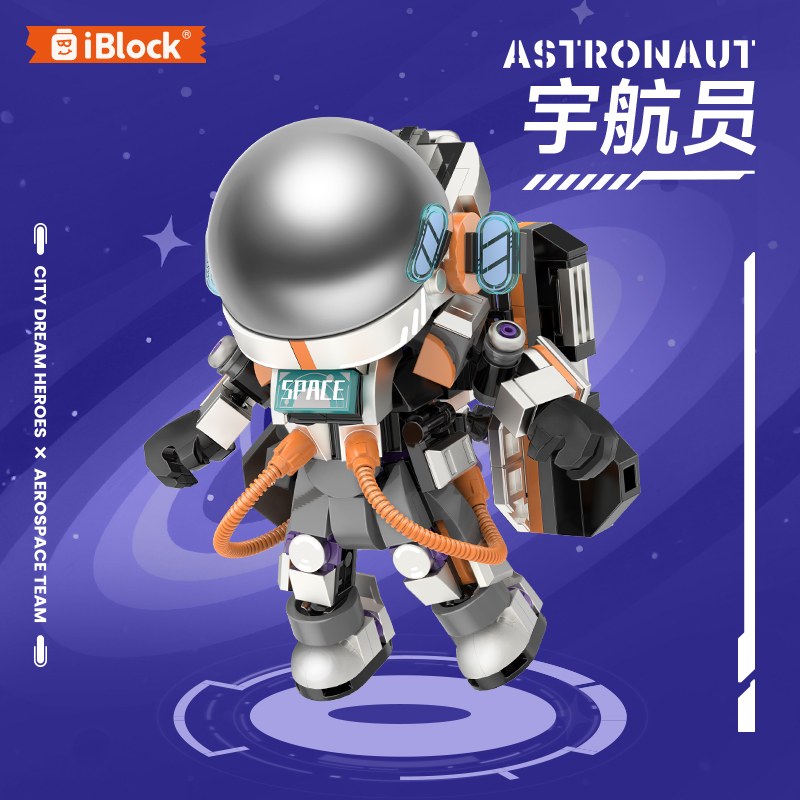 iBlock Space Exploration Team 4-Model Kit - IB1106-IB1109__main-02.jpg