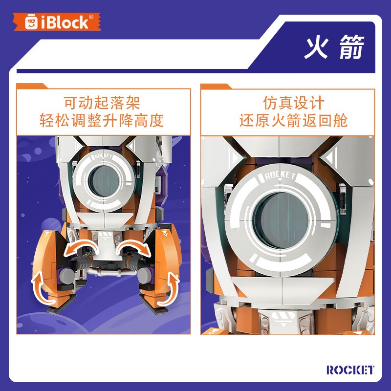 iBlock Space Exploration Team 4-Model Kit - IB1106-IB1109__main-05.jpg
