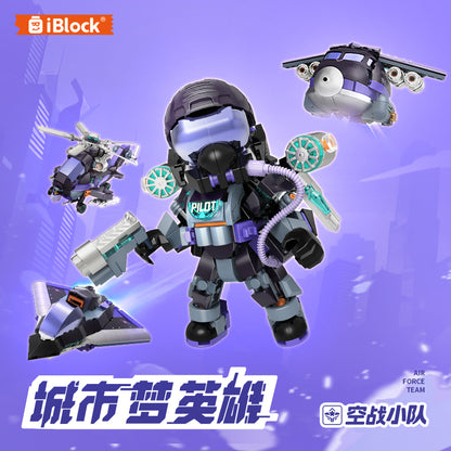 iBlock Air Mission Team 4-Model Kit - IB1111__IB1111-1.jpg