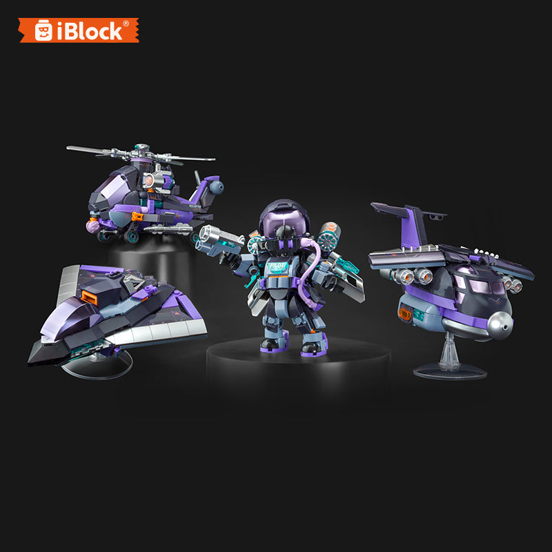 iBlock Air Mission Team 4-Model Kit - IB1111__IB1111-3.jpg