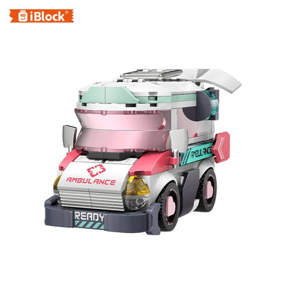 iBlock Medical Care Team 4-Model Kit SKU image - IB1117__IB1117-救护车-sku.jpg