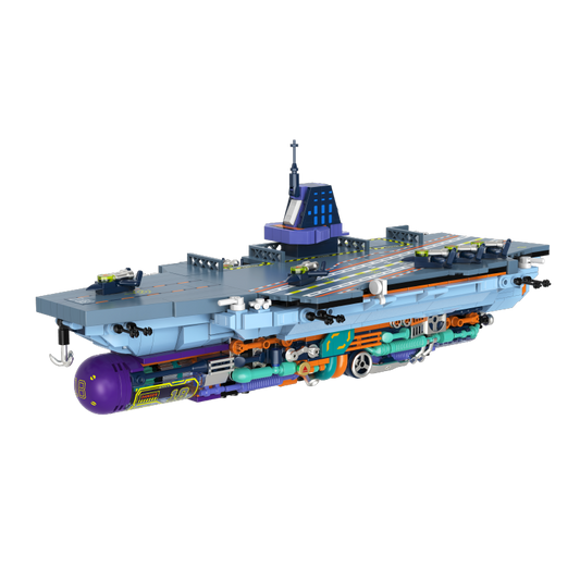 iBlock Aircraft Carrier Display Model Kit - IB1201__IB1201-白底.png
