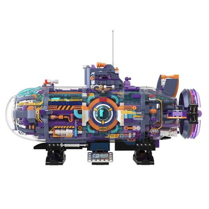 iBlock Nuclear Submarine Display Model Kit - IB1202__IB1202-白底.png