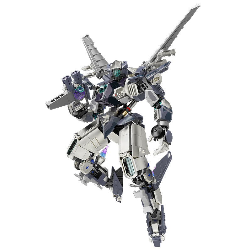 iBlock Stealth Fighter Mecha Model Kit - IB1203__IB1203-白底-02.jpg