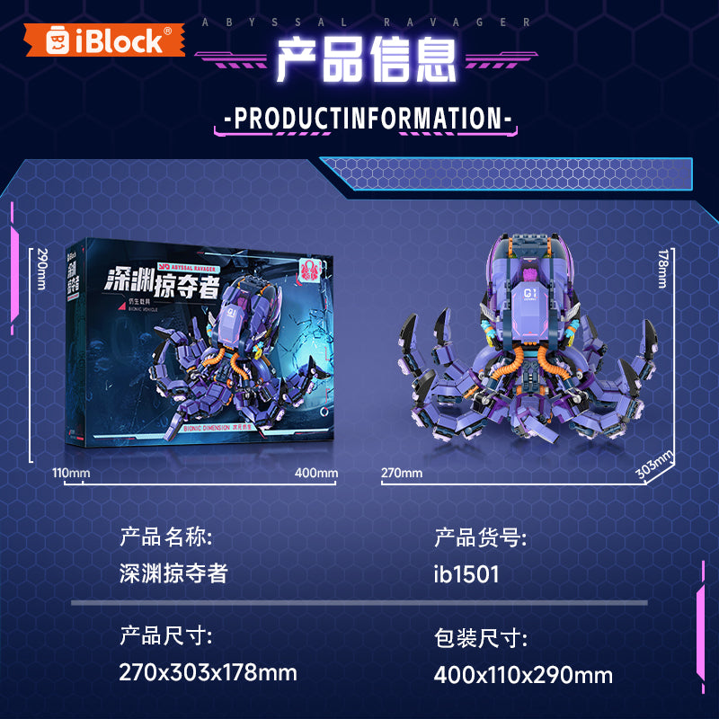 iBlock Abyss Raider Model Kit - IB1501__IB1501-5.jpg