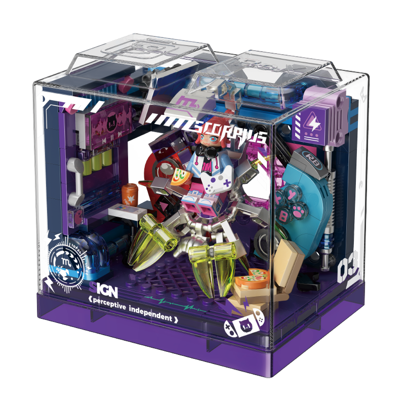 iBlock Zodiac Star Box 12-Model Kit SKU image - IB2001-3__IB2001-3-白底.png