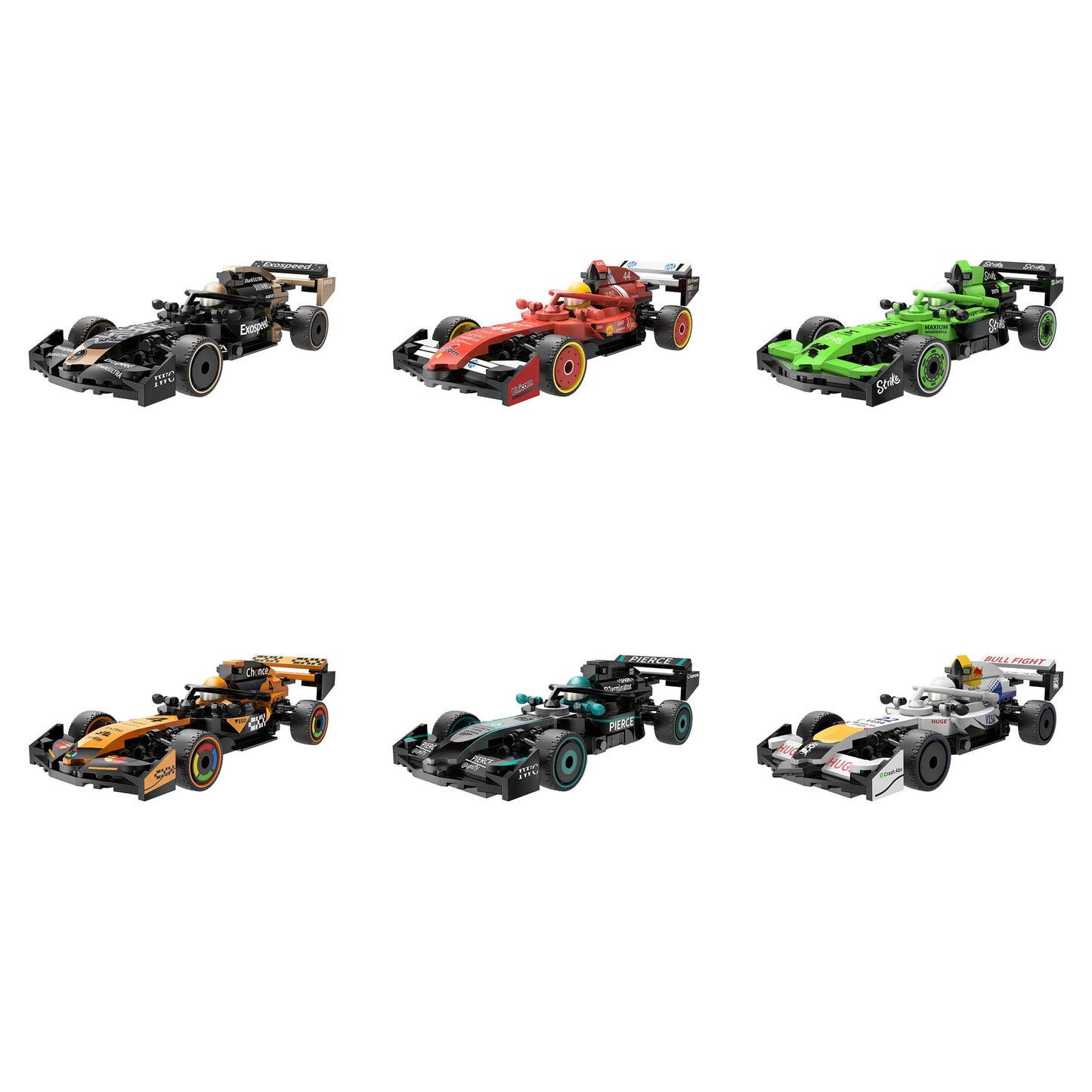 iBlock Race Car 6-Model Kit