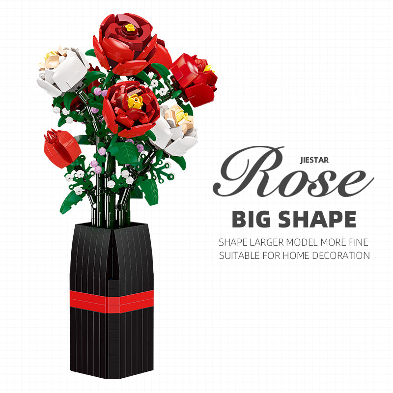 JIESTAR Fine Model. Rose Flower Building Block Set - JJ9010-3.jpg