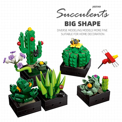 JIESTAR Premium Model. Potted Series Building Block Set - JJ9011-3.jpg