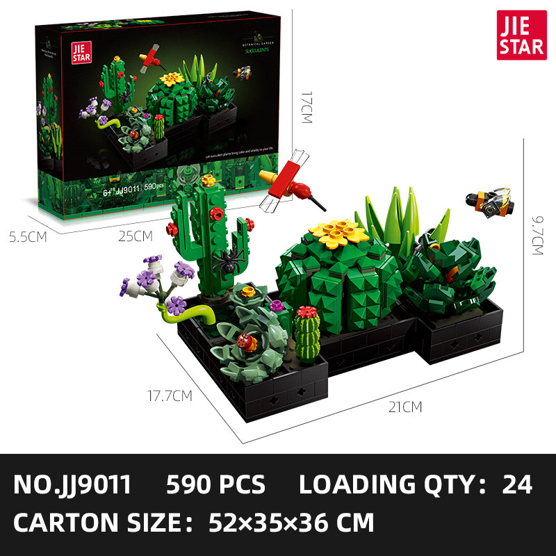 JIESTAR Premium Model. Potted Series Building Block Set SKU image - JJ9011-sku.jpg