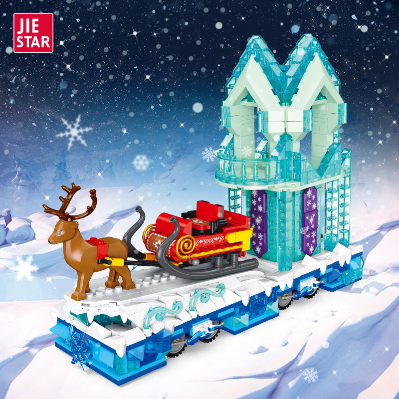 JIESTAR Ice And Snow Deer Cart Building Block Set - JJ9012-1.jpg