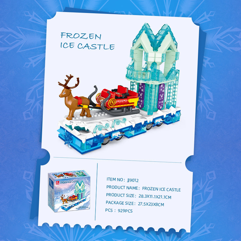 JIESTAR Ice And Snow Deer Cart Building Block Set - JJ9012-2.jpg