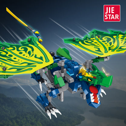 JIESTAR Hand-Cranked Ninja Dragon. Lloyd'S Legendary Magic Building Block Set - JJ9017-1.jpg