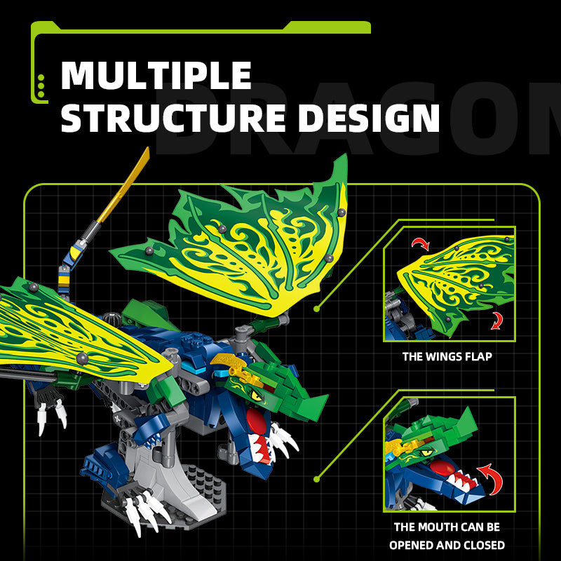 JIESTAR Hand-Cranked Ninja Dragon. Lloyd'S Legendary Magic Building Block Set - JJ9017-3.jpg
