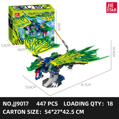 JIESTAR Hand-Cranked Ninja Dragon. Lloyd'S Legendary Magic Building Block Set SKU image - JJ9017-sku.jpg