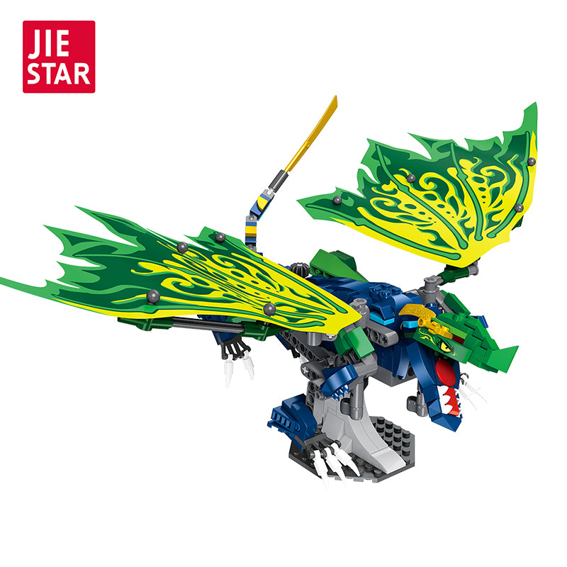 JIESTAR Hand-Cranked Ninja Dragon. Lloyd'S Legendary Magic Building Block Set - JJ9017-白底.jpg