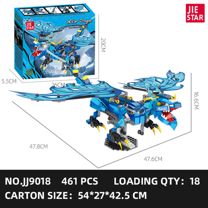 JIESTAR Water Dragon Building Block Set SKU image - JJ9018-sku.jpg