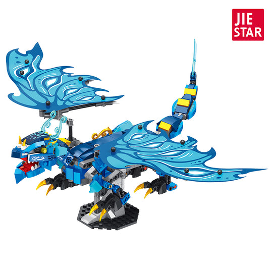 JIESTAR Water Dragon Building Block Set - JJ9018-白底.jpg