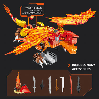 JIESTAR Kai'S Flame Dragon Evo Building Block Set - JJ9019-3.jpg