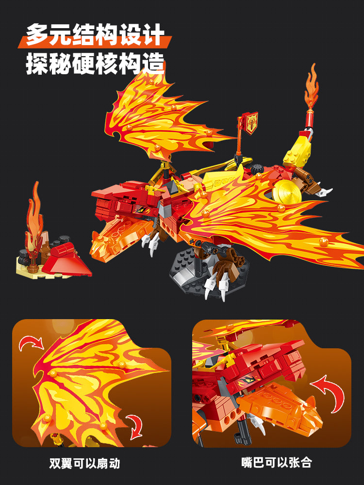JIESTAR Kai'S Flame Dragon Evo Building Block Set - JJ9019-3.jpg