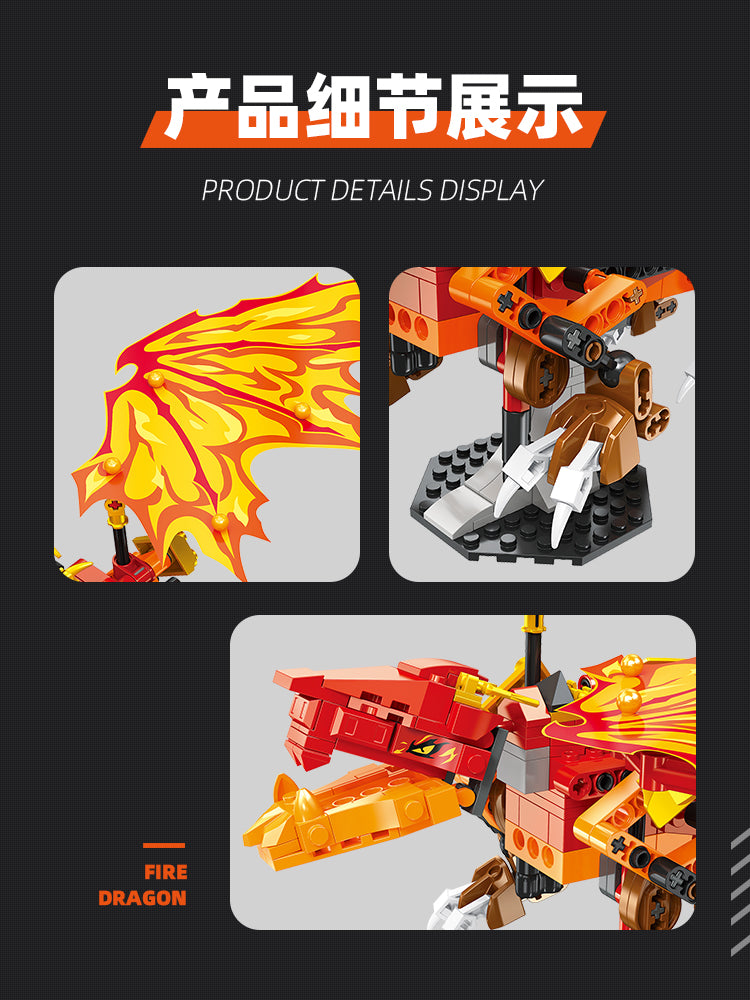 JIESTAR Kai'S Flame Dragon Evo Building Block Set - JJ9019-4.jpg