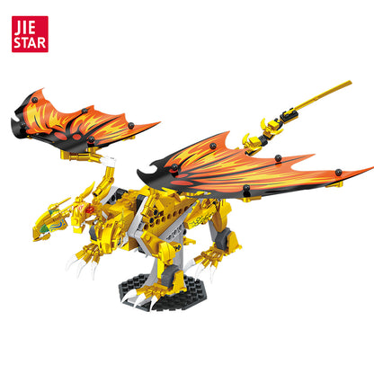 JIESTAR Lloyd'S Golden Super Dragon Building Block Set - JJ9020-白底.jpg