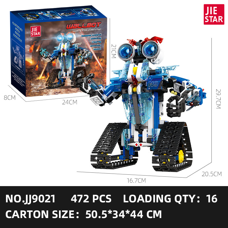 JIESTAR 覆带机器人.遥控&蓝牙 Building Block Set SKU image - JJ9021-sku.jpg