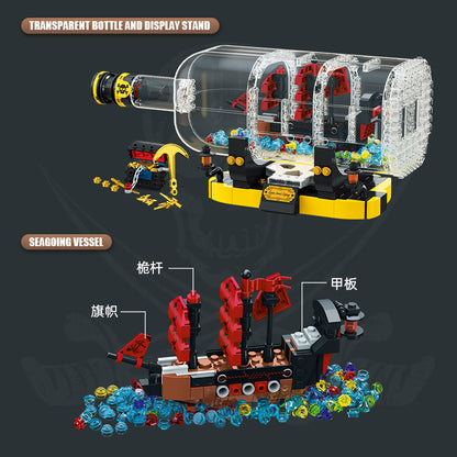 JIESTAR Bottle Within A Bottle [Including Lighting Accessories] 3 Aa Dry Batteries (Not Delivered) Building Block Set - JJ9026-2.jpg