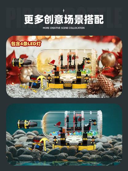 JIESTAR Bottle Within A Bottle [Including Lighting Accessories] 3 Aa Dry Batteries (Not Delivered) Building Block Set - JJ9026-4.jpg