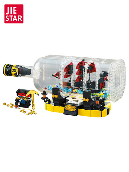 JIESTAR Bottle Within A Bottle [Including Lighting Accessories] 3 Aa Dry Batteries (Not Delivered) Building Block Set - JJ9026-5.jpg