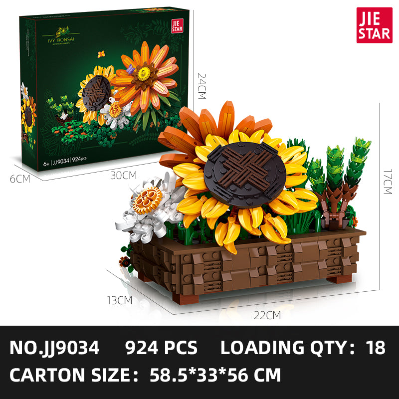 JIESTAR 爬山虎盆栽 Building Block Set SKU image - JJ9034-sku.jpg