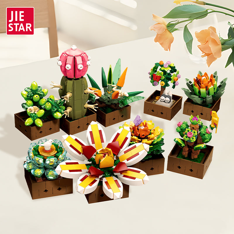 JIESTAR Succulent Building Block Set - JJ9037-1.jpg