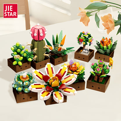 JIESTAR Succulent Building Block Set - JJ9037-1.jpg