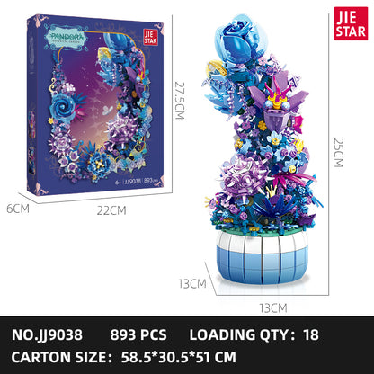 JIESTAR Flower Building Block Set 2-Pack SKU image - JJ9038-sku.jpg