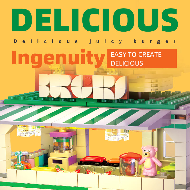 JIESTAR Burger Cart Building Block Set - JJ9041-3.jpg